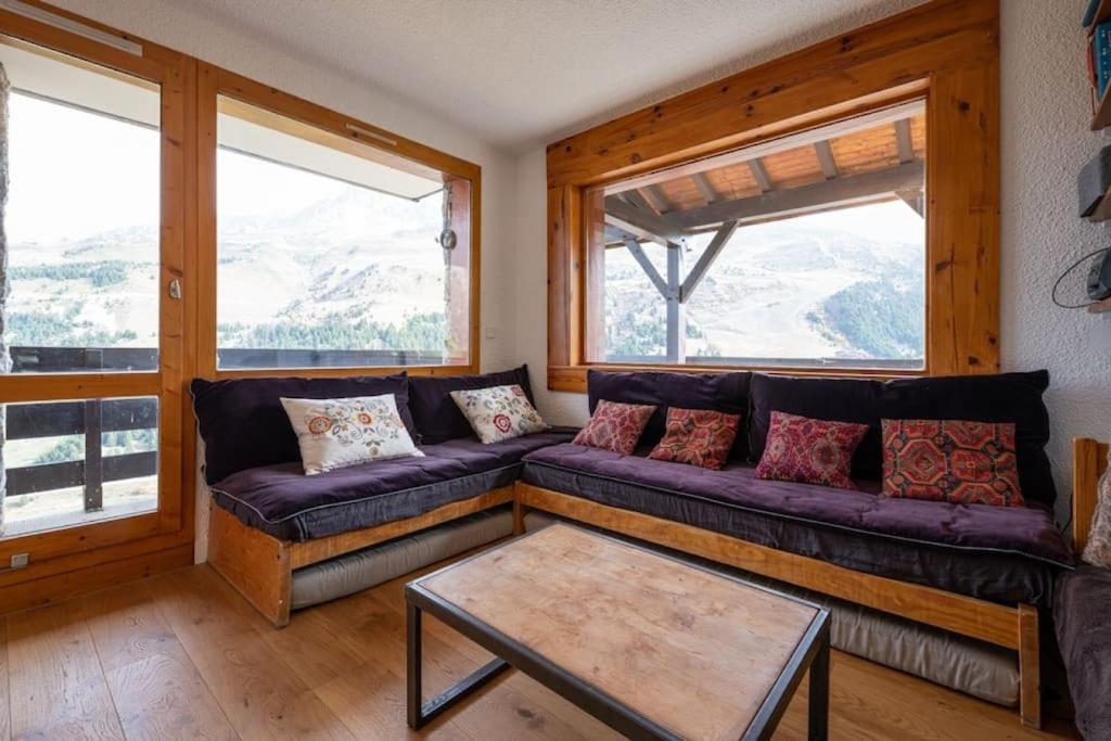 L'Arc-En-Ciel - Appartement Sur Les Hauteurs Du Mottaret Avec Acces Aux Pistes Les Allues Eksteriør bilde